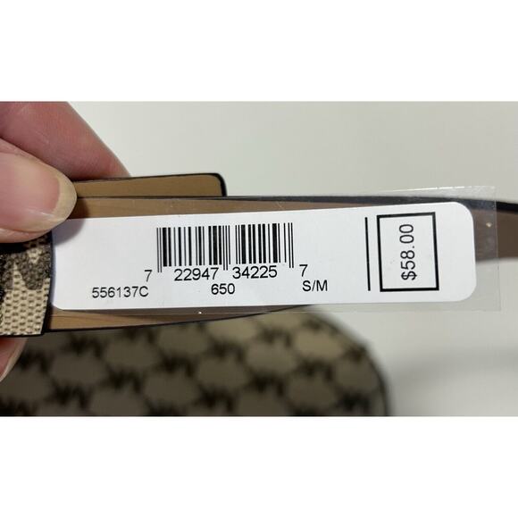 Michael Kors Fanny Pack Logo Waist Belt Bag Pink 556137 Womens S/M - Picture 5 of 6